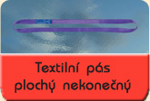 textilni pas plochy nekonecny